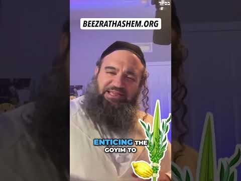 Yahudiler Sokaklarda Yürüyor Sukkot'ta