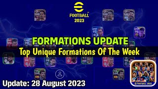 Formation Update & Reminder | Top Unique Formations of The Week in eFootball 2023 Mobile | 4-2-1-3 ?