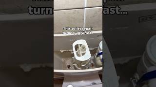 Not every plumbing job is easy 👀 💪 #shorts #plumbing #toiletrepair #asmr #diy