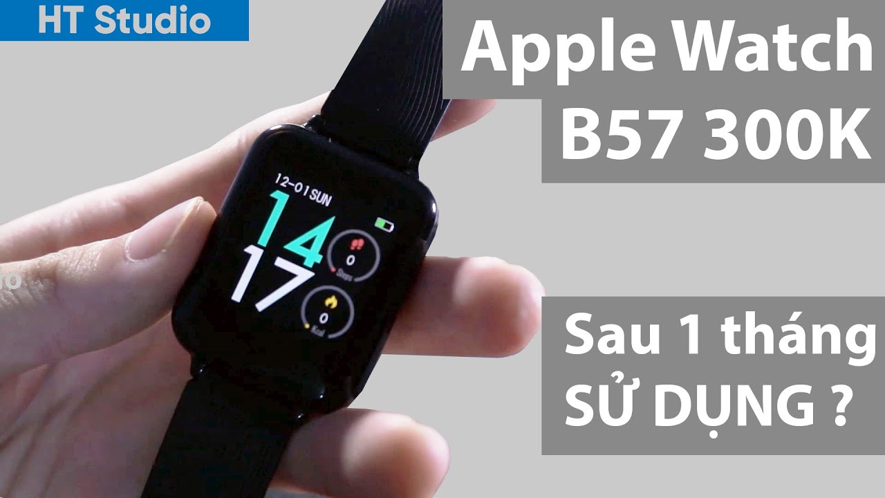 Apple Watch B57 dưới 300K có đáng mua? | Pin cực trâu, mượt, màn hình đẹp |  HT Studio - YouTube
