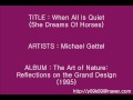 Capture de la vidéo When All Is Quiet - Michael Gettel_Instrumental