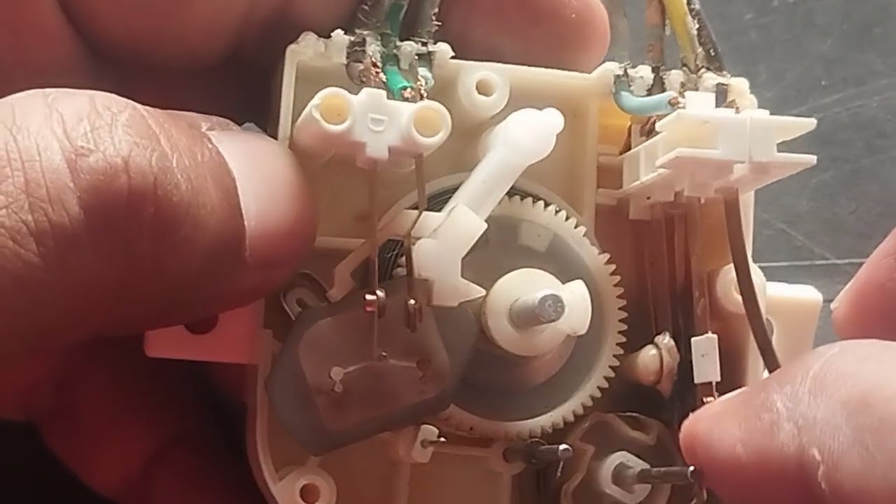 como desarmar y armar un timer de lavado para lavadora de doble tina paso a paso