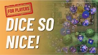 Your DM added 3D dice?!... Now What? | Foundry VTT Player Guide | Dice So Nice + Dice Tray screenshot 5