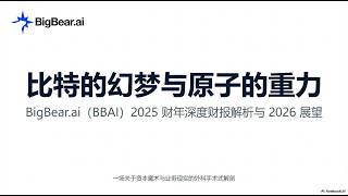 大熊人工智能 BigBear.ai 2025财年第四季度财报深度拆解：AI 公司的“财务逃亡”
