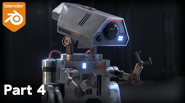 Sci-Fi Worker Robot-Part 4 (Blender Tutorial)