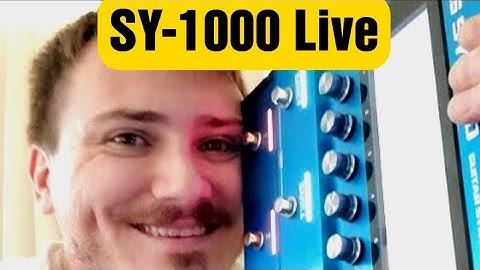 Boss SY1000 Guitar Synth Live Demo