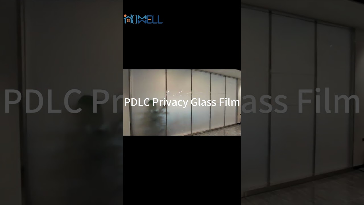 Electronic PDLC Remote Control Window Smart Film Black Smart Window Tint