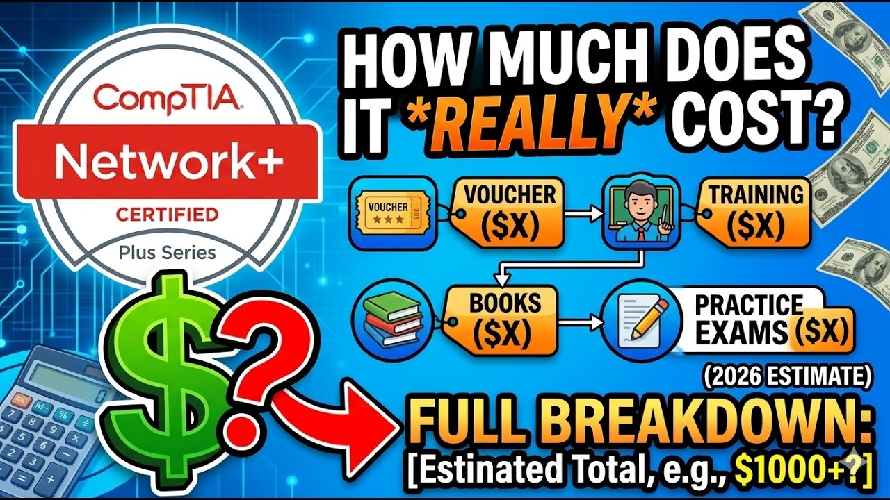 How Much Does CompTIA Network+ REALLY Cost in 2026? 💸 - YouTube
