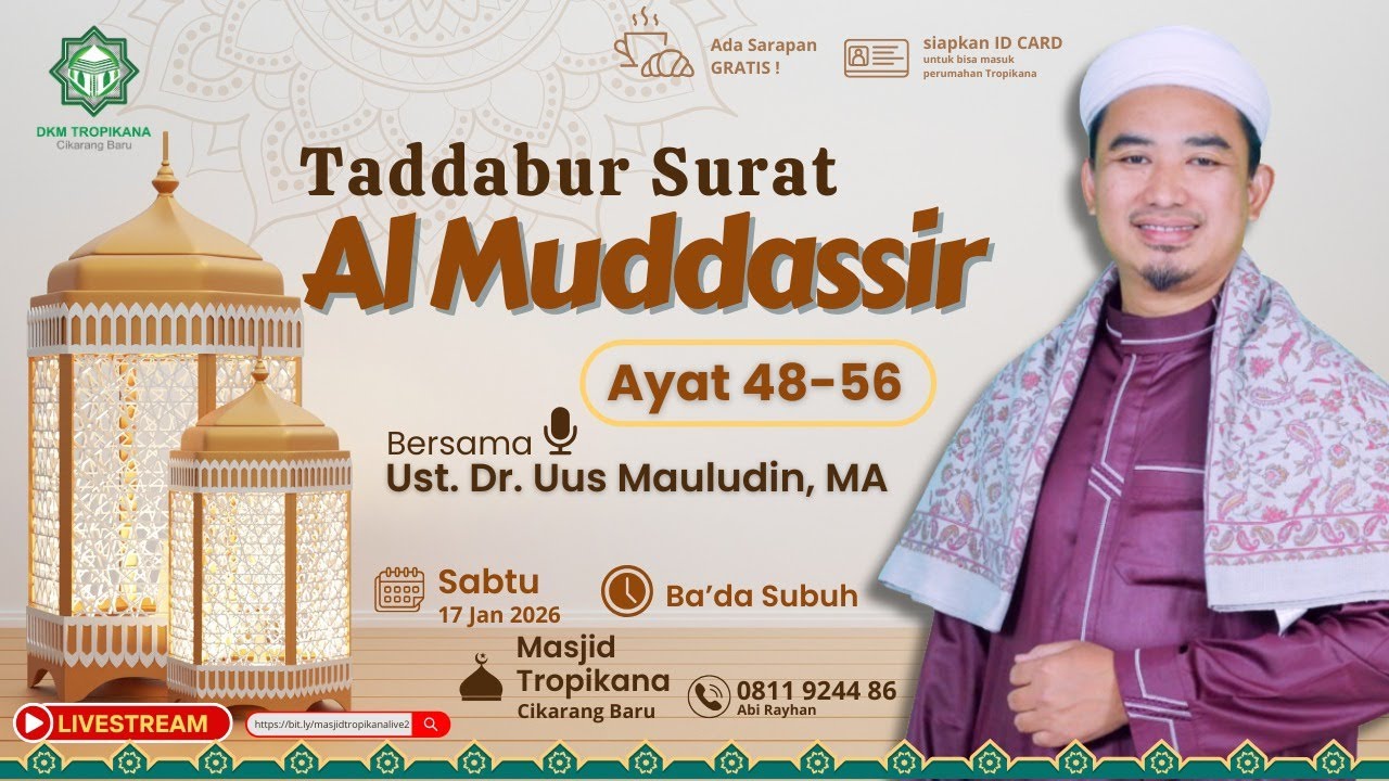 Tadabbur Quran Surat Al Muddassir Ayat 48-56