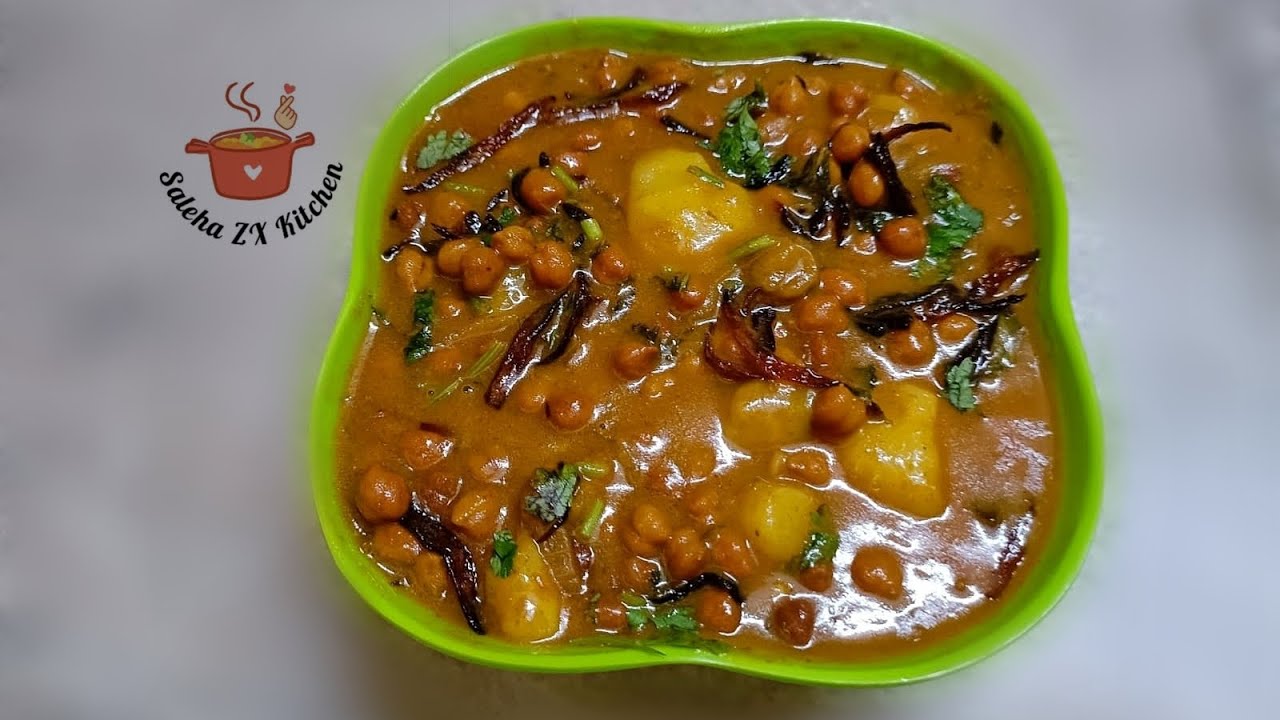 Bohri Mohalla Style Chana Batata || Mumbai Street Food Chana Batata || @SalehazxKitchen