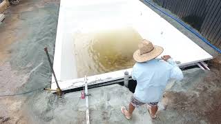 Fibreglass Pool Installation - How To Backfill and Level a Fibreglass Pool In Australia
