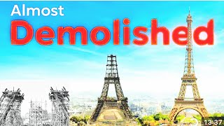 Eiffel Tower, Story of incredible bet | Almost Demolished #eiffeltower #paris