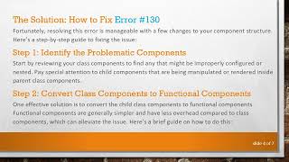 Understanding Error # 130 in Production Mode of React.js