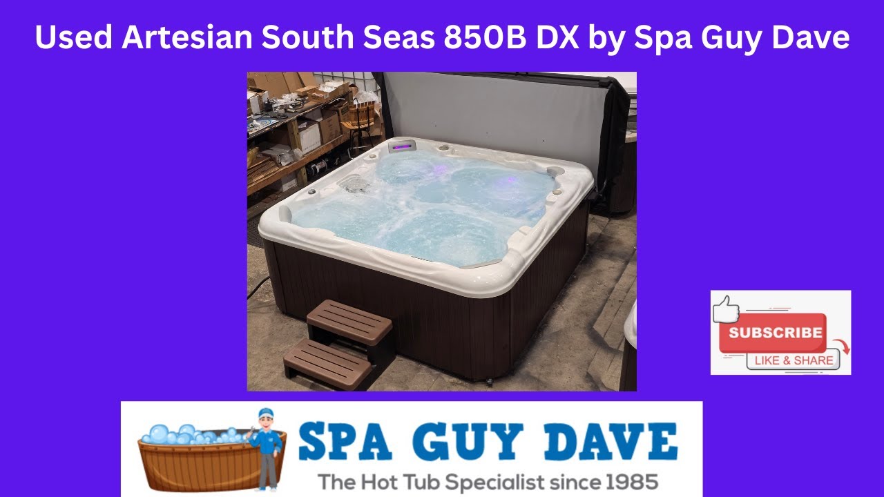 Used Artesian South Seas 850B Dx Hot Tub by Spa Guy Dave - Best Used Hot Tubs