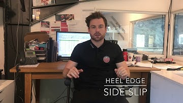 Snowboard Beginner Tutorial - Heel edge side slip