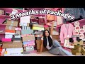 The biggest online shopping unboxing makeup skincare clothing  hair haul
