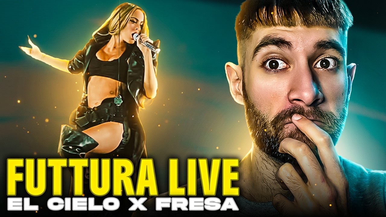 REACCIÓN a TINI - FUTTTURA LIVE - el cielo + fresa *es una super estrella*