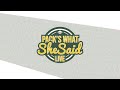 Pack's What She Said Live! Aaron Rodgers, Packers draft class and all things Green and Gold.