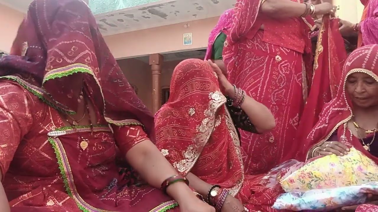 राजस्थानी पीपली का गीतजच्चा का कुआंपूजन 🎉🌹🥰👌👍🙏