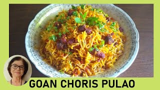 Lip-smacking Goan Choris Pulao / Sausage Pulao Recipe / One Pan Chorizo Rice in 30 minutes