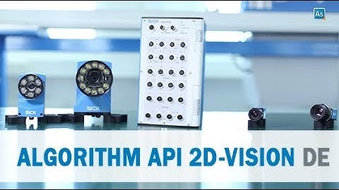 SICK AppSpace: AppStudio Algorithm API 2D-Vision Übersicht | SICK AG