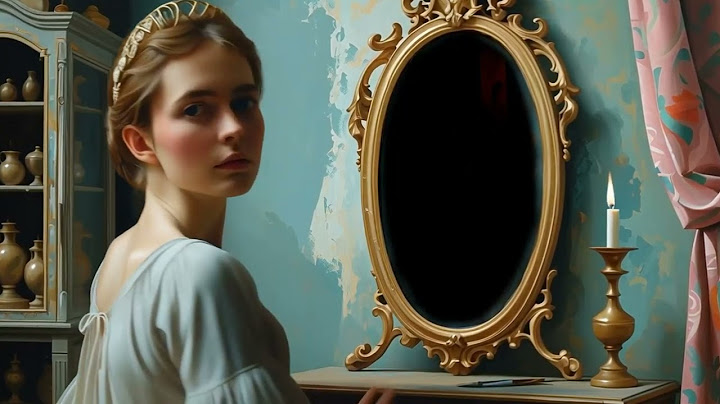 La femme et le miroir - Mythes et légendes populaires