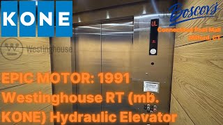 EPIC MOTOR: Westinghouse RT (mb. KONE) Hydraulic Elevator | Boscov’s | CT Post Mall | Milford, CT