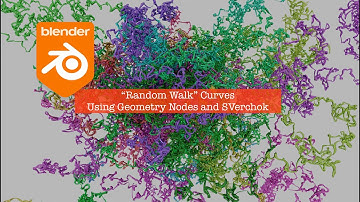 LIVENODING Random Walk with Geometry Nodes and SV