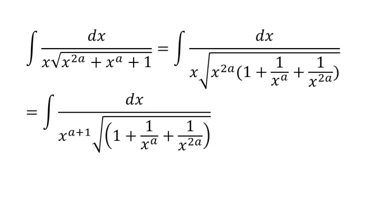 Integrating Rational Function Method Integration of Rational Functions - YouTube