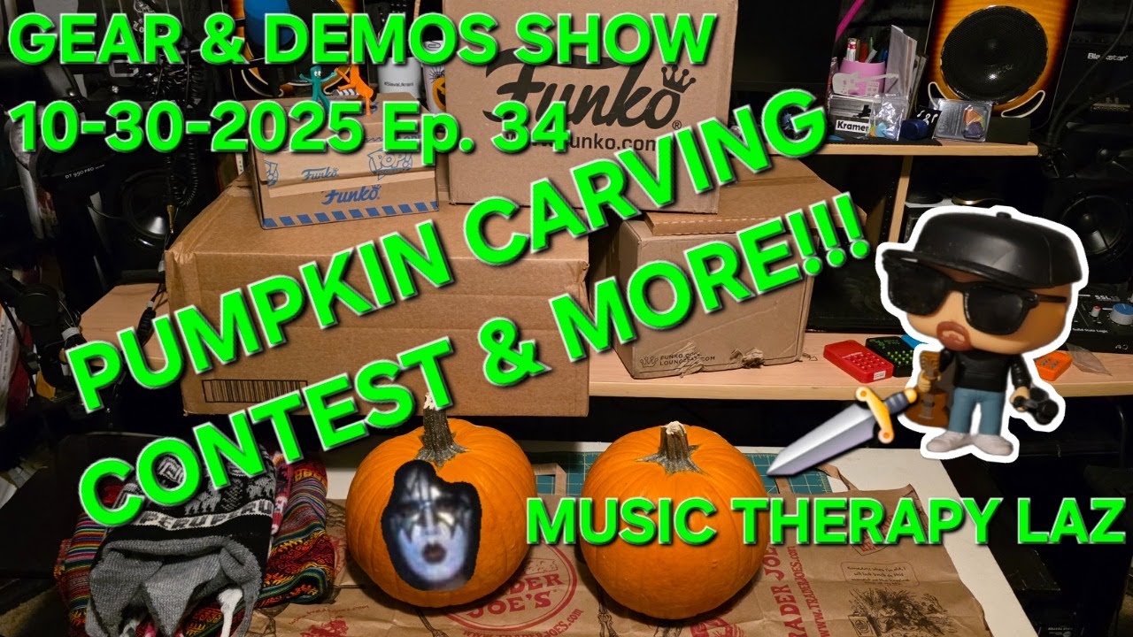 GEAR  & DEMOS SHOW  Ep. 34 - Halloween Special - Ace Frehley Funko Pop Giveaway