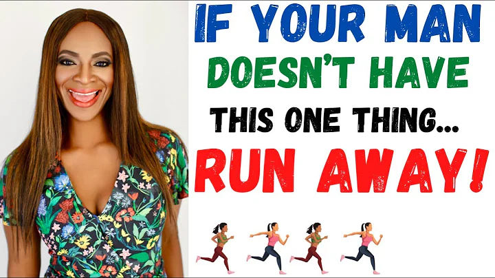 IF YOUR MAN DOES NOT HAVE THIS ONE THING...RUN AWAY! A BIG RED FLAG IN MEN!!  #driyabo #datingcoach