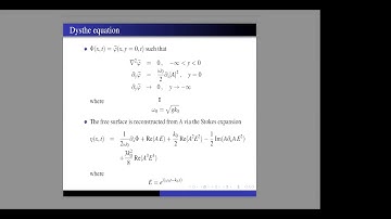 Normal form transformations and Dysthe