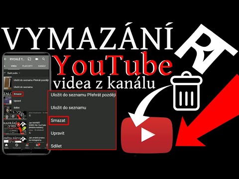 Jak vymazat/smazat  video z YouTube kanálu – na mobilu