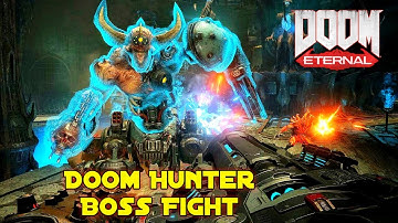 DOOM ETERNAL: How to kill Doom Hunter Boss (Nightmare Difficulty) - Hindi Gameplay