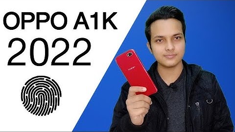 Set Fingerprint lock in OPPO A1K Smartphone in 2022