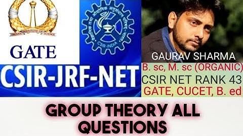 GROUP THEORY  ALL QUESTIONS  SOLUTIONS NET JUNE 2019