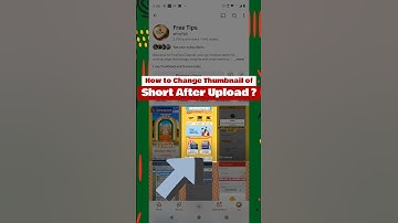 How to Change Thumbnail of Short after Upload ? #2025 #shorts #youtube