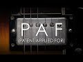 Parlons du micro humbucker paf patent applied for 