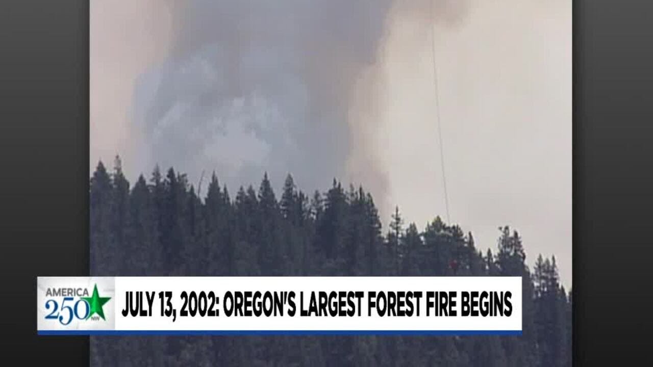 This Day in Oregon History – July 13, 2002: Oregon’s largest forest fire begins