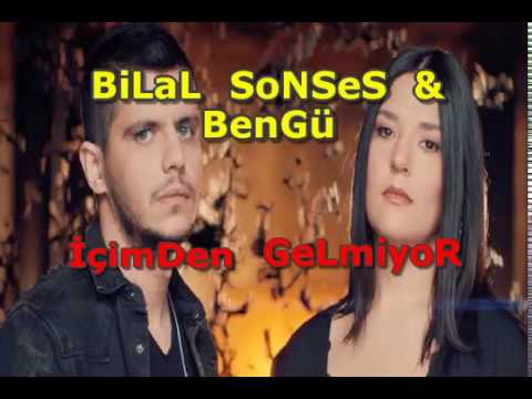 Bilal Sonses \u0026 Bengü - İçimden Gelmiyor (Karaoke) - lyrics