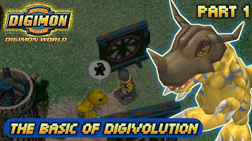 Digivolution Walkthrough (New Game) Part 1 | Digimon World (PS1) HD