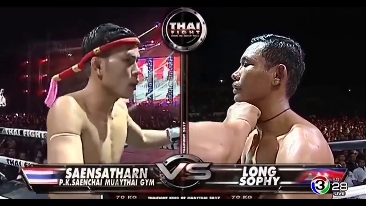 Thai Fight, Saensathan P.K.Saenchai Vs Long Sophy (Cambodia) Full Fight