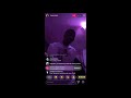 Lil tracy crying about peep on IG livestream