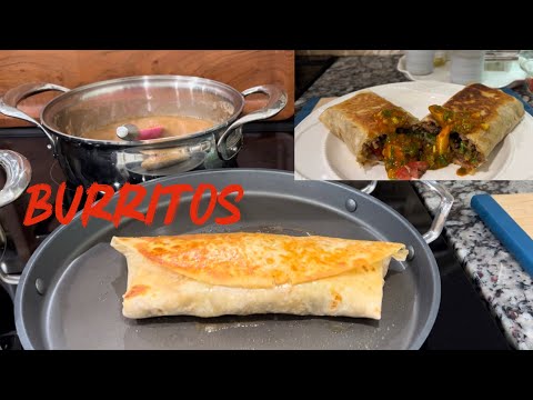 Burritos con una