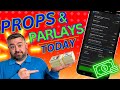 Props  parlays today  mlb  nhl prop picks and predictions  free parlay picks  52024