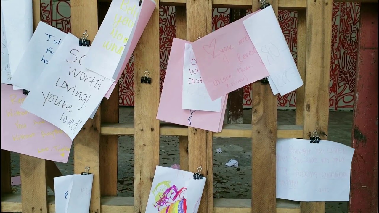 The “Love Wall” by Renda Writer Keeps Inspiring People YouTube