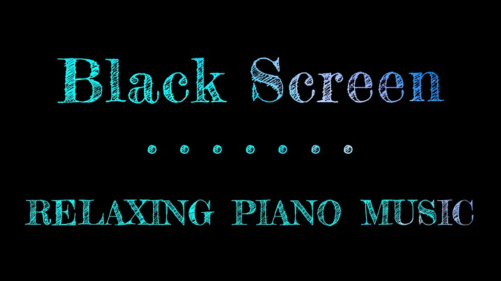 Relaxing Music Sleep Piano Black Screen | Meditati...