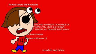 Windows 10 Kill Screen But HarveyMations Reacts To This