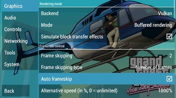 My Settings in PPSSPP EMULATOR (GTA Vice City Stories)