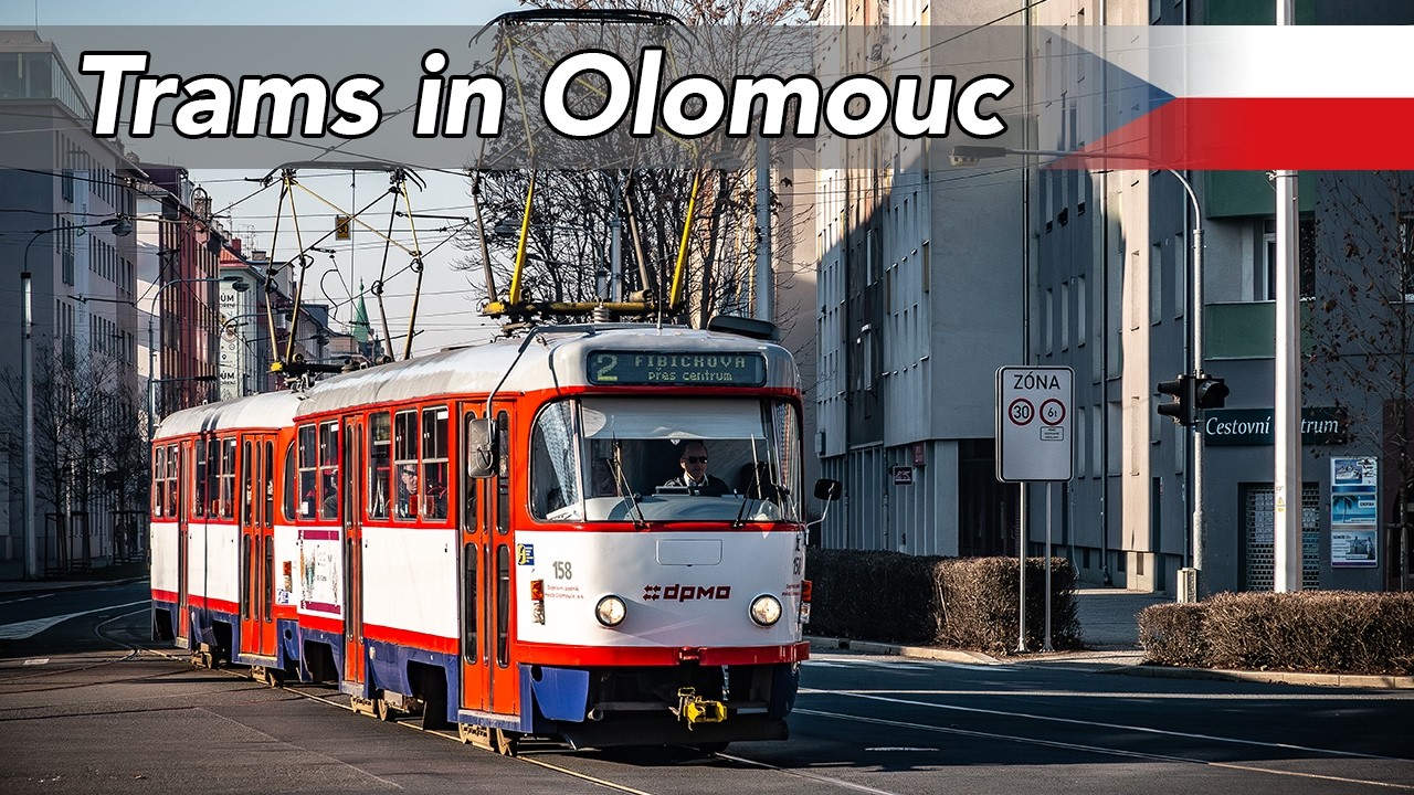 🇨🇿 Трамваи в Оломоуце